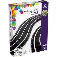 MAGNA-TILES MAGNA-TILES XTRAS ROADS 12 PC SET
