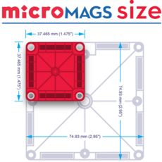 MAGNA-TILES MICROMAGS TRAVEL SET