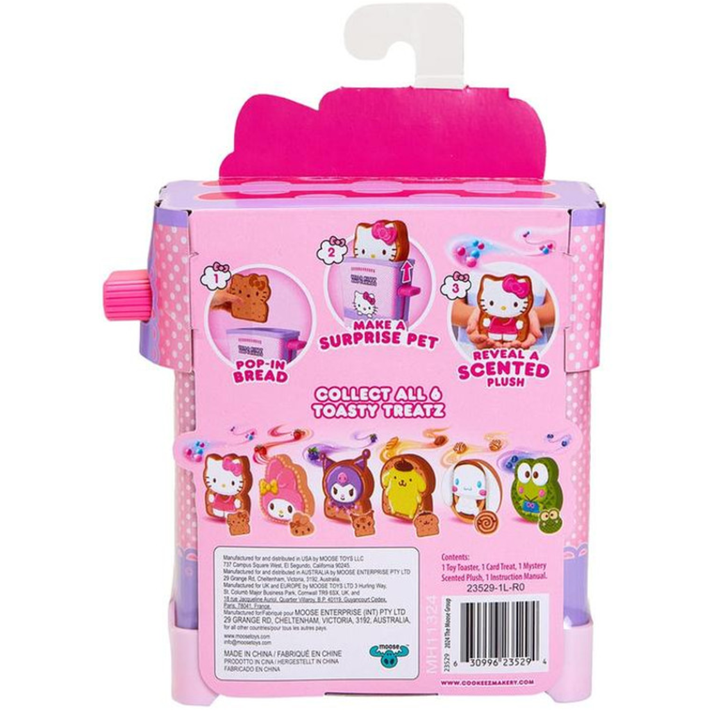 COOKEEZ MAKERY COOKEEZ MAKERY HELLO KITTY TOASTY TREATZ TOASTER**