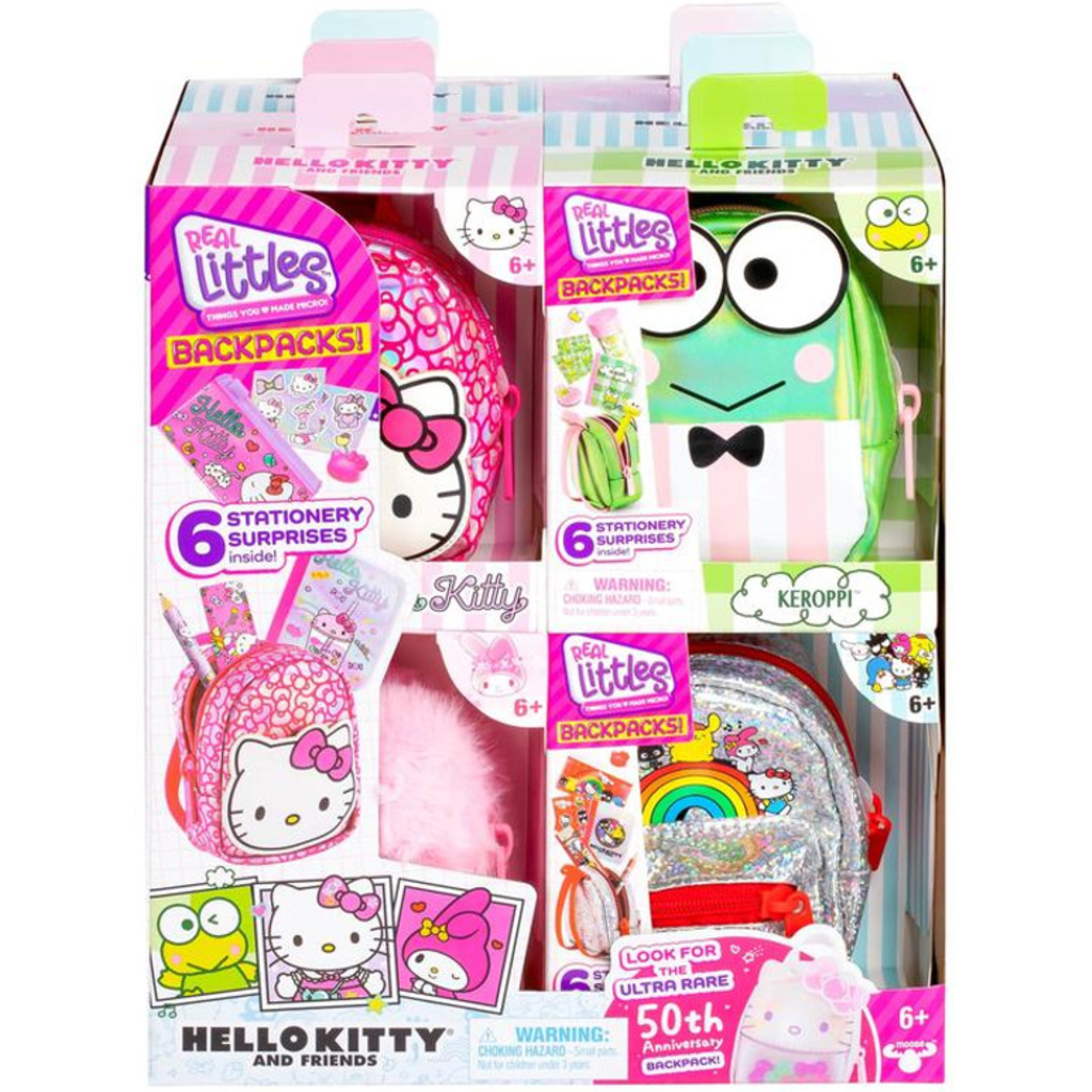 REAL LITTLES REAL LITTLES HELLO KITTY AND FRIENDS BACKPACK