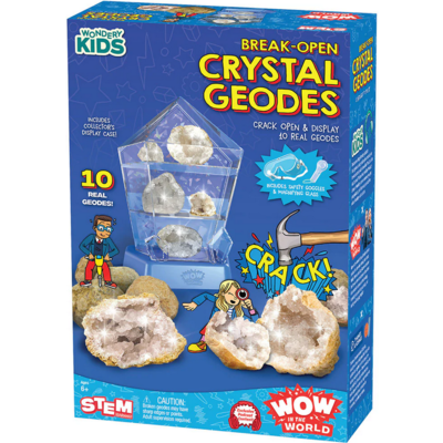 WOW IN THE WORLD WOW IN THE WORLD: BREAK OPEN CRYSTAL GEODES*