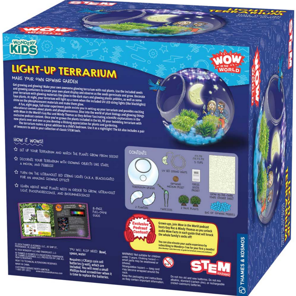 WOW IN THE WORLD WOW IN THE WORLD: LIGHT UP TERRARIUM