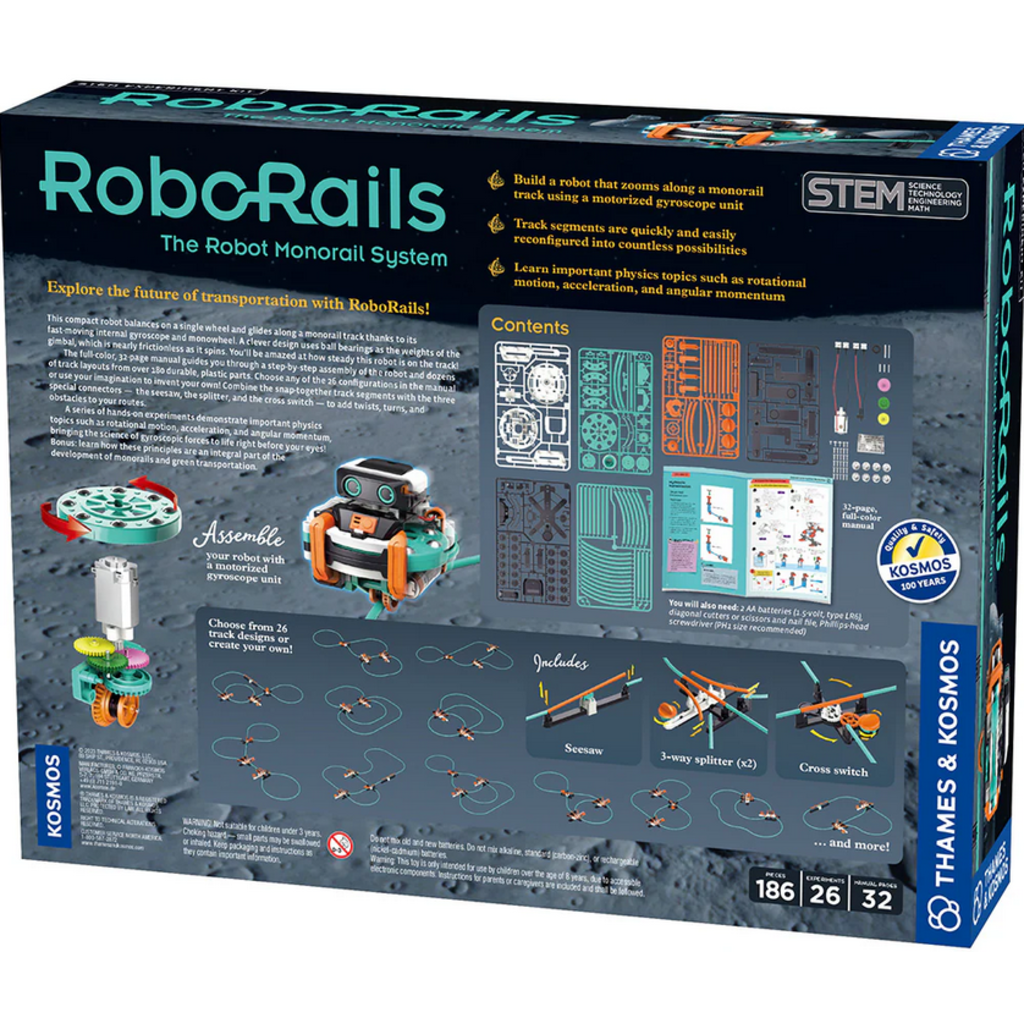 THAMES & KOSMOS ROBORAILS ROBOT MONORAIL SYSTEM*