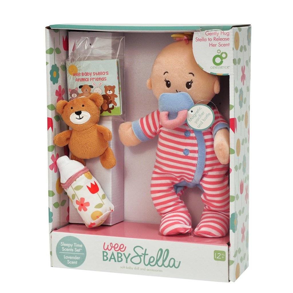 WEE BABY STELLA PEACH SLEEPY TIME SCENTS SET - THE TOY STORE