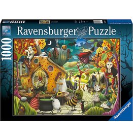 RAVENSBURGER USA HAPPY HALLOWEEN 1000 PC PUZZLE