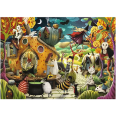 RAVENSBURGER USA HAPPY HALLOWEEN 1000 PC PUZZLE