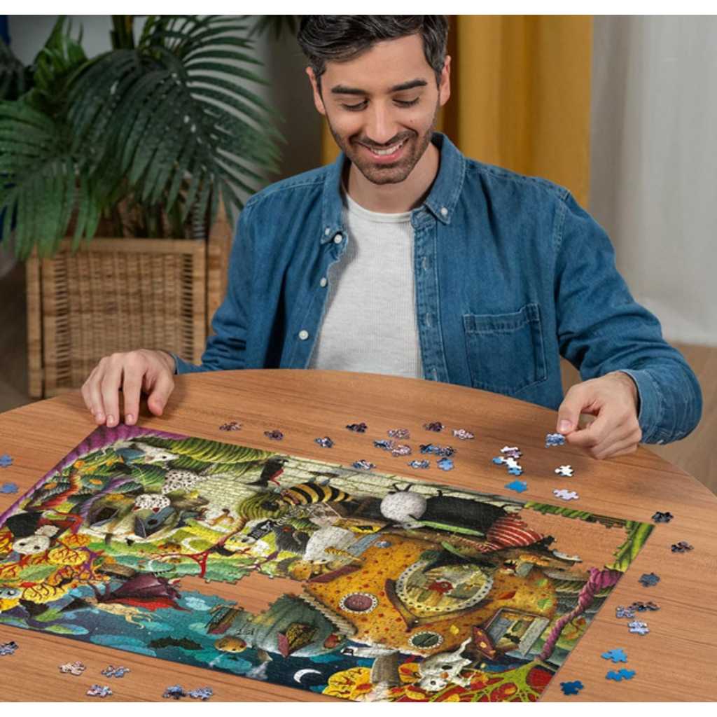 RAVENSBURGER USA HAPPY HALLOWEEN 1000 PC PUZZLE