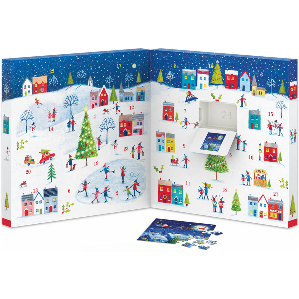 RAVENSBURGER USA CHRISTMAS ADVENT CALENDAR PUZZLE