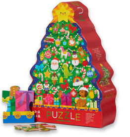 CROCODILE CREEK CHRISTMAS TREE 24 PC PUZZLE