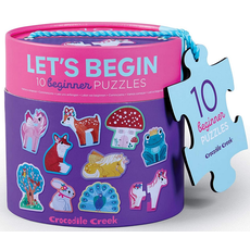 CROCODILE CREEK LET'S BEGIN 2 PC PUZZLE UNICORN