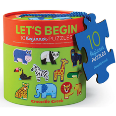 CROCODILE CREEK LET'S BEGIN 2 PC PUZZLE JUNGLE
