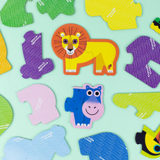 CROCODILE CREEK LET'S BEGIN 2 PC PUZZLE JUNGLE