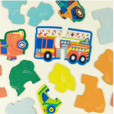CROCODILE CREEK LET'S BEGIN 2 PC PUZZLE VEHICLES