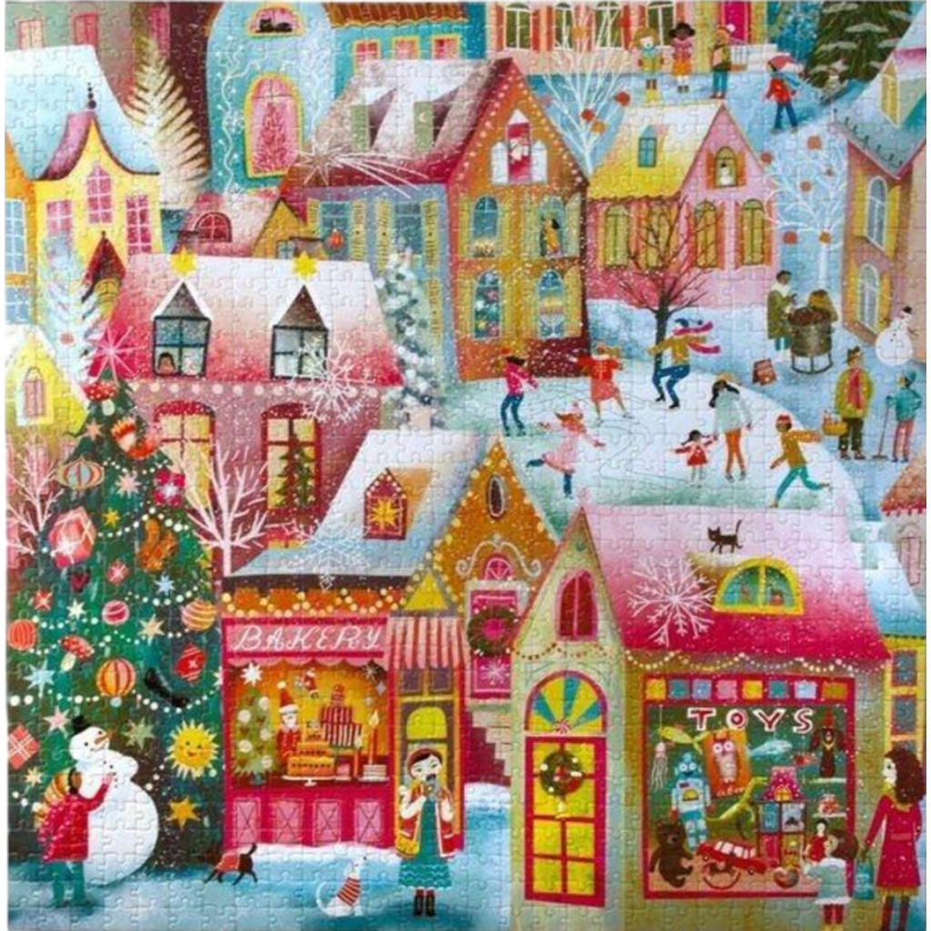 EEBOO HOLIDAY VILLAGE 1000 PC PUZZLE