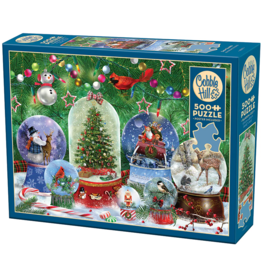 COBBLE HILL SNOW GLOBES 500 PC PUZZLE