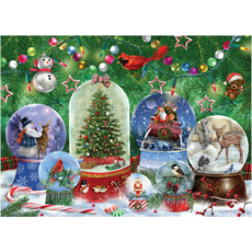 COBBLE HILL SNOW GLOBES 500 PC PUZZLE