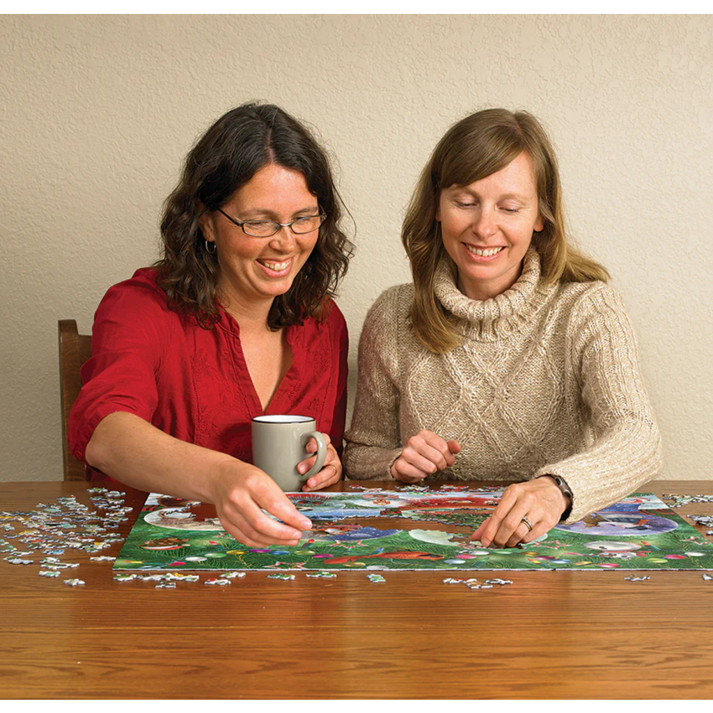 COBBLE HILL SNOW GLOBES 500 PC PUZZLE