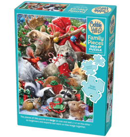 COBBLE HILL FESTIVE FRIENDS FAMILY 350 PC PUZZLE