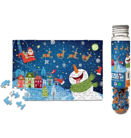 MICRO PUZZLES HOLIDAY HERE COMES SANTA 150 PC MICROPUZZLES
