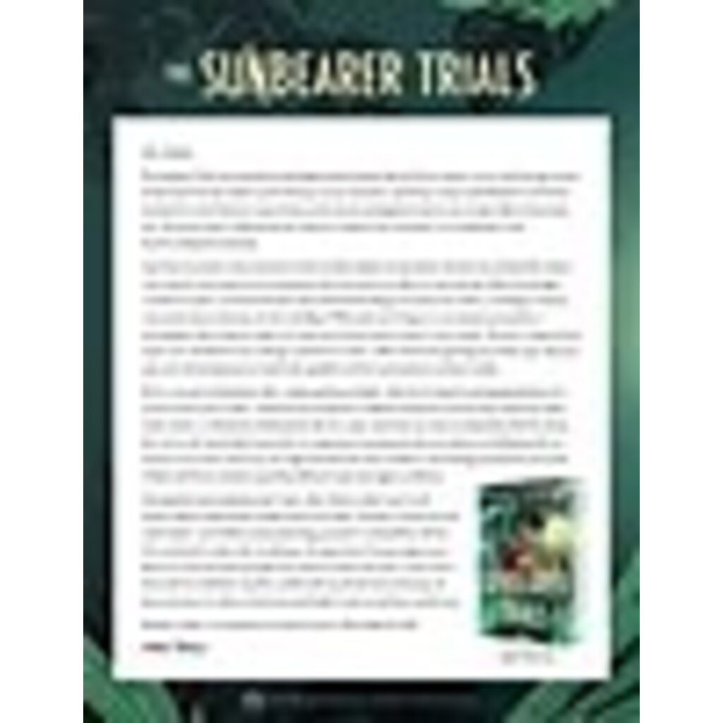 SQUARE FISH SUNBEARER DUOLOGY 1 SUNBEARER TRIALS PB THOMAS