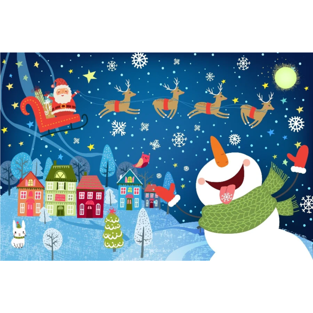 MICRO PUZZLES HOLIDAY HERE COMES SANTA 150 PC MICROPUZZLES
