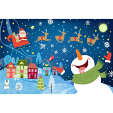 MICRO PUZZLES HOLIDAY HERE COMES SANTA 150 PC MICROPUZZLES