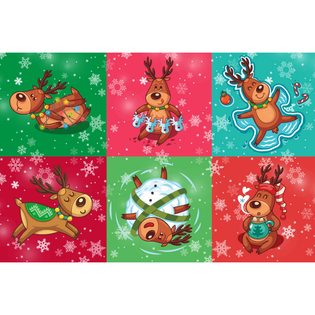 MICRO PUZZLES HOLIDAY REINDEER GAMES 150 PC MICROPUZZLES