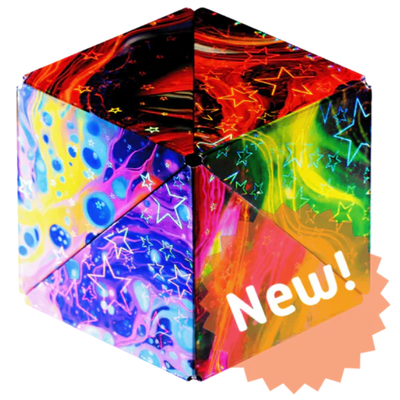 FUN IN MOTION SHASHIBO MAGNETIC PUZZLE CUBE HOLOGRAPHIC SERIES