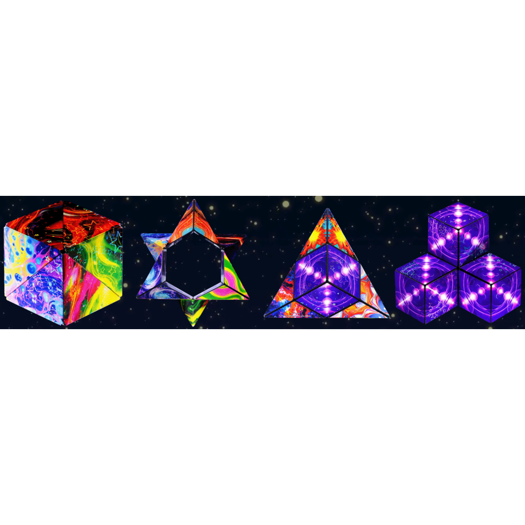 FUN IN MOTION SHASHIBO MAGNETIC PUZZLE CUBE HOLOGRAPHIC SERIES