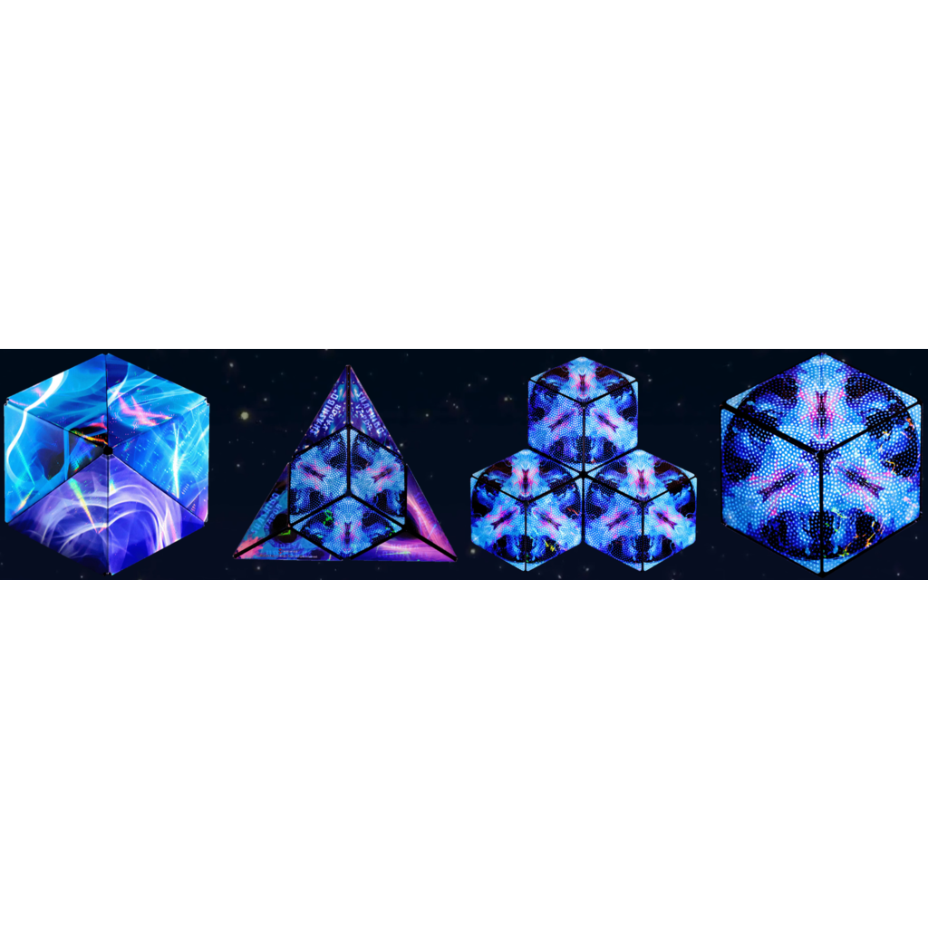 FUN IN MOTION SHASHIBO MAGNETIC PUZZLE CUBE HOLOGRAPHIC SERIES