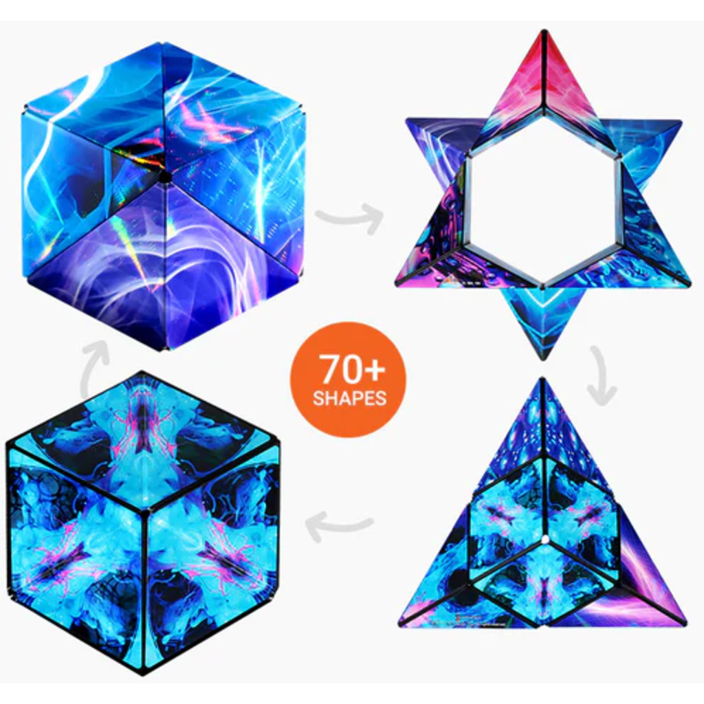 FUN IN MOTION SHASHIBO MAGNETIC PUZZLE CUBE HOLOGRAPHIC SERIES
