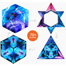 FUN IN MOTION SHASHIBO MAGNETIC PUZZLE CUBE HOLOGRAPHIC SERIES