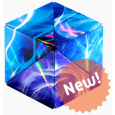 FUN IN MOTION SHASHIBO MAGNETIC PUZZLE CUBE HOLOGRAPHIC SERIES