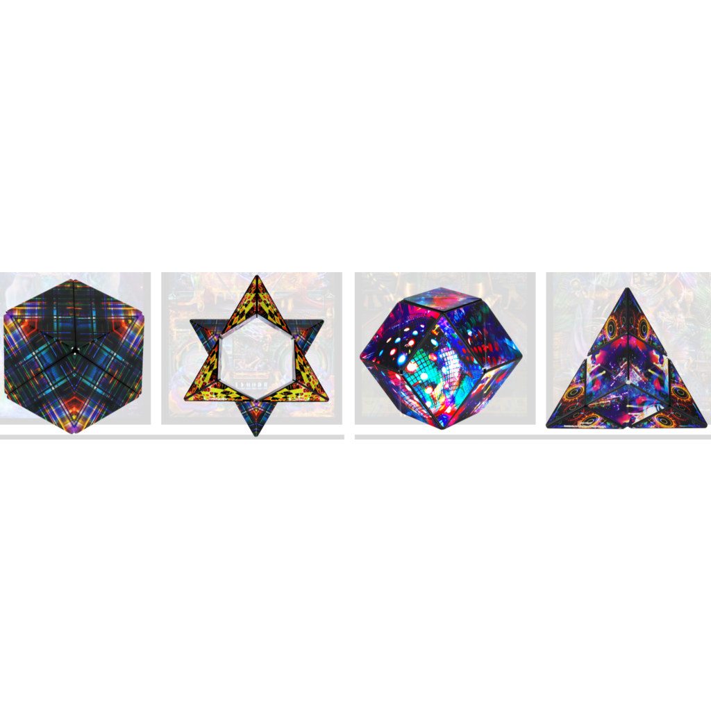 FUN IN MOTION SHASHIBO MAGNETIC PUZZLE CUBE ARTIST SERIES