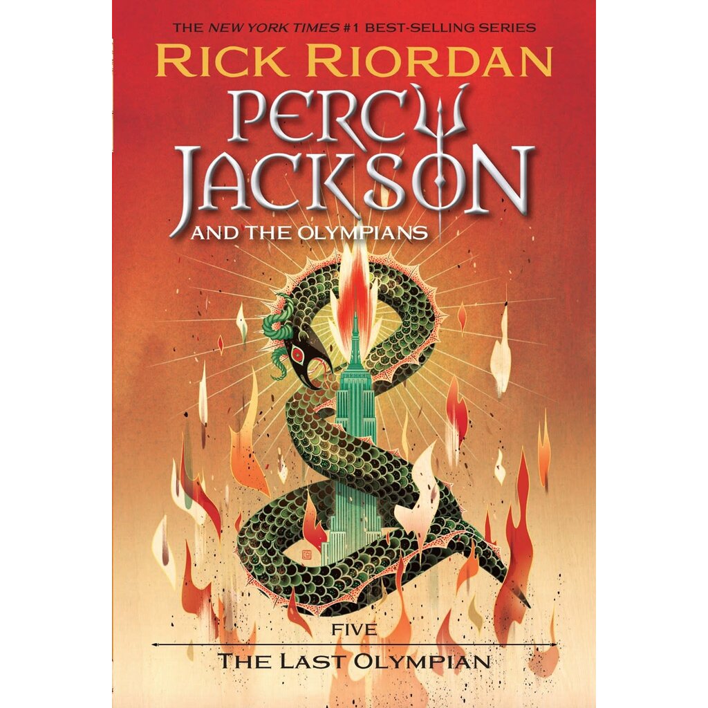 DISNEY HYPERION PERCY JACKSON OLYMPIANS 5 LAST OLYMPIAN PB RIORDAN