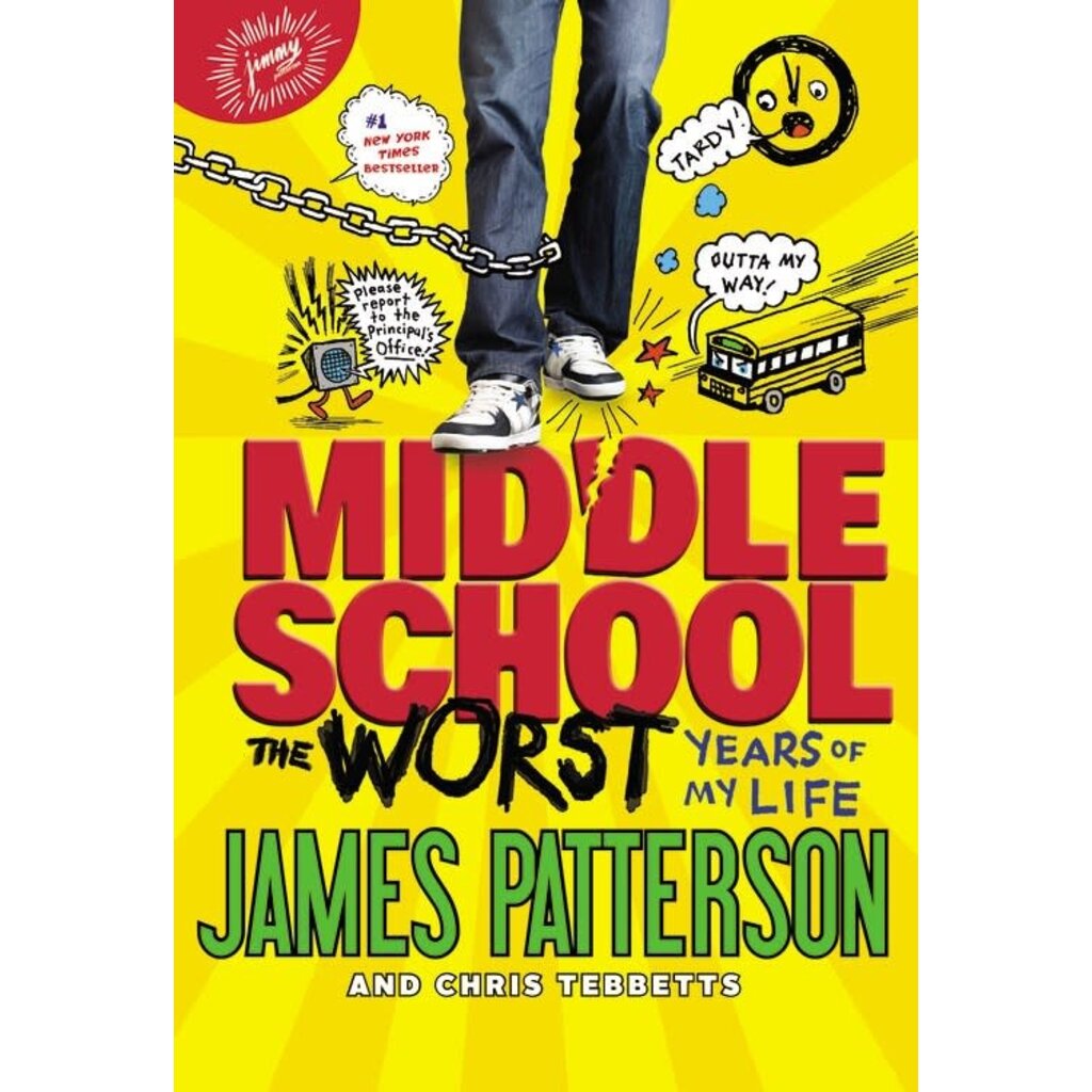 JIMMY PATTERSON MIDDLE SCHOOL 1 WORST YEARS OF MY LIFE PB PATTERSON