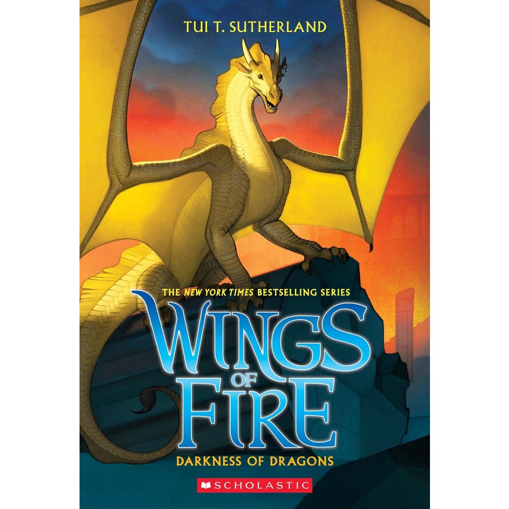 SCHOLASTIC PRESS WINGS OF FIRE 10 DARKNESS OF DRAGONS PB SUTHERLAND