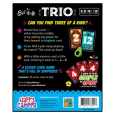 HAPPY CAMPER TRIO CARD GAME**