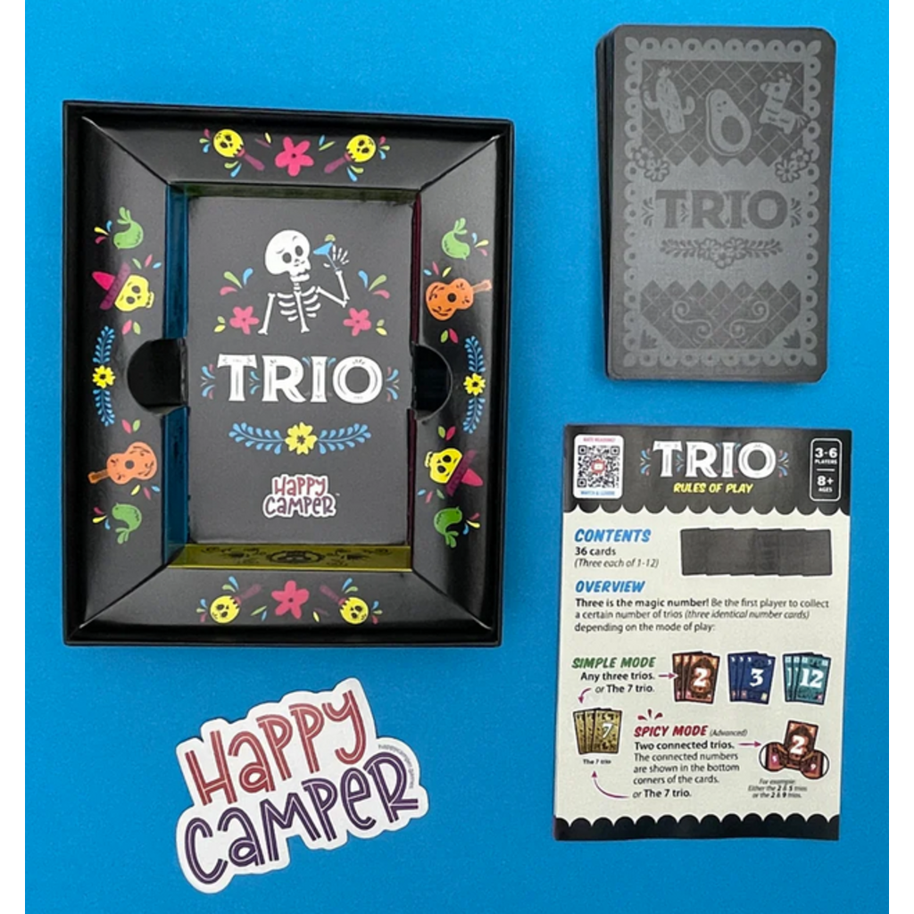 HAPPY CAMPER TRIO CARD GAME**