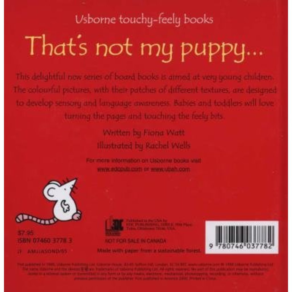 USBORNE THAT'S NOT MY PUPPY...