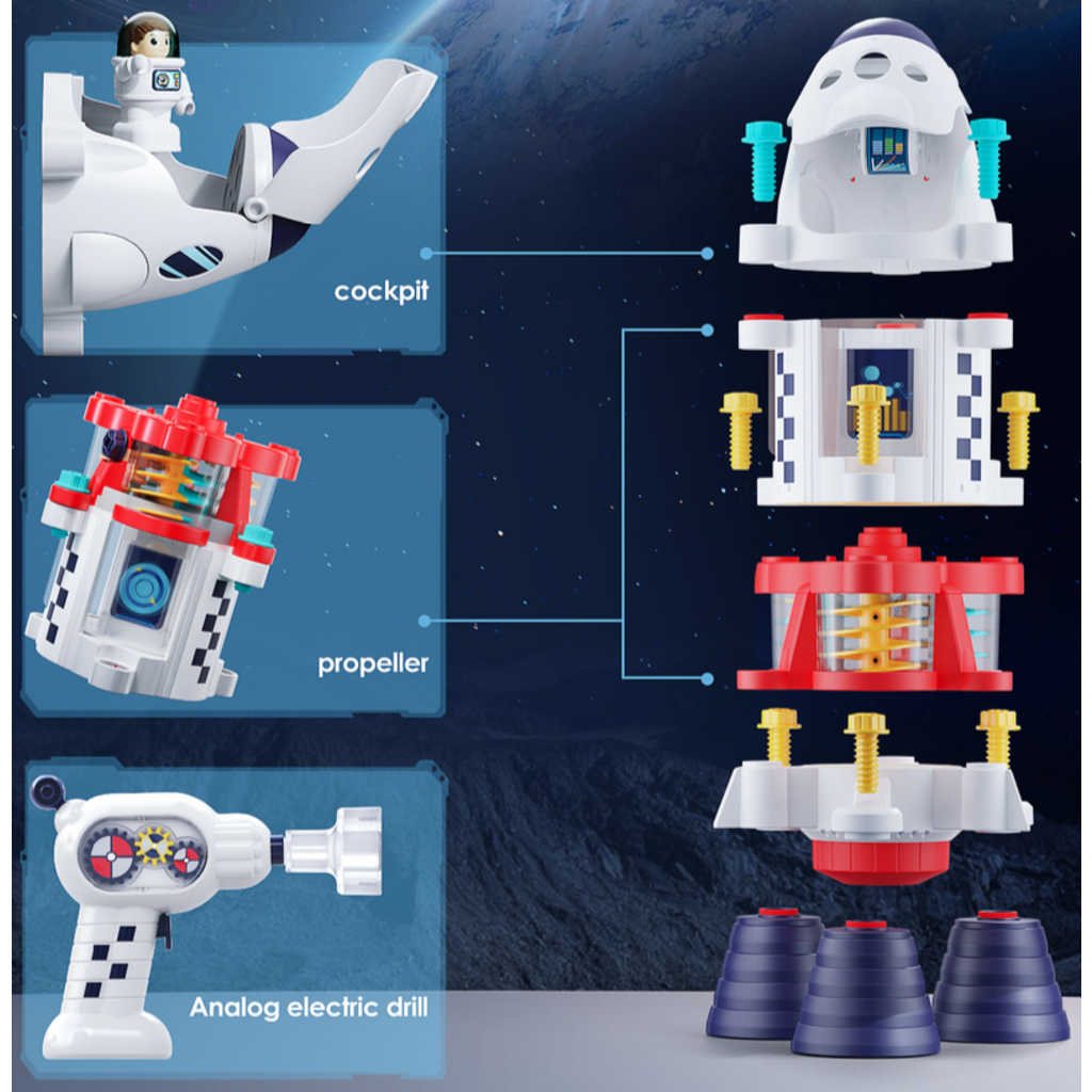 IPLAY ILEARN TAKE APART ROCKET**