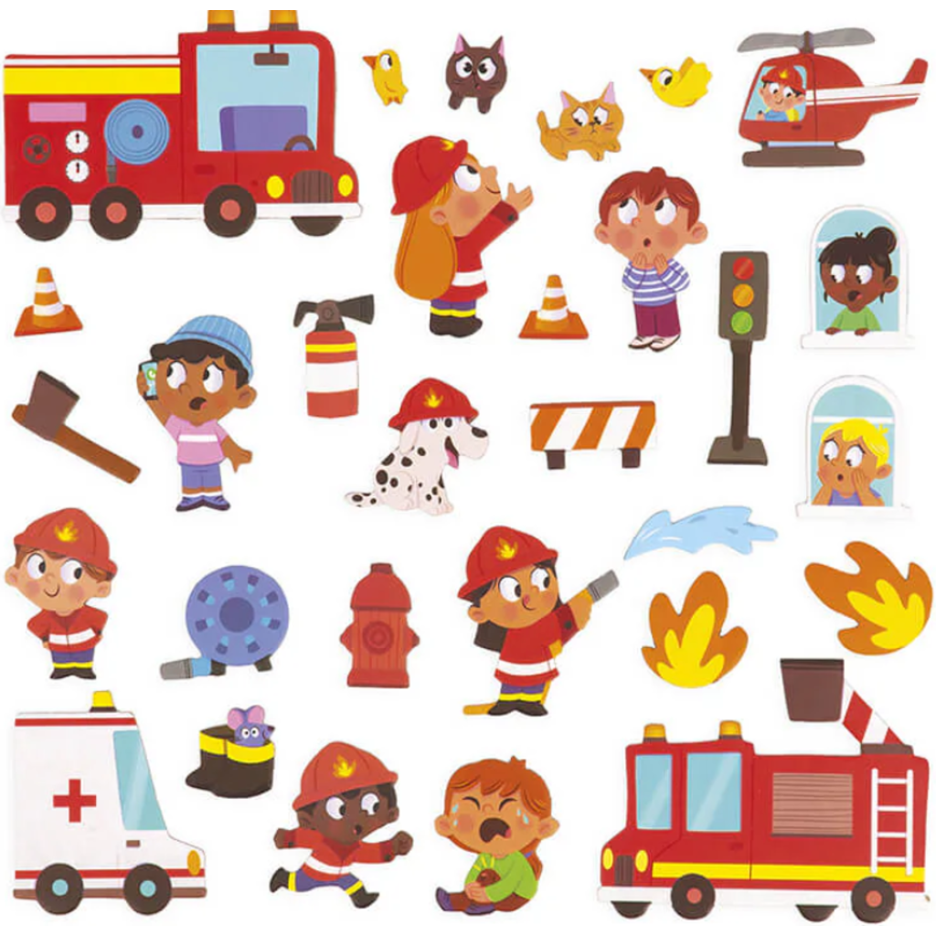 JURATOYS MAGNETI STORIES FIREFIGHTERS