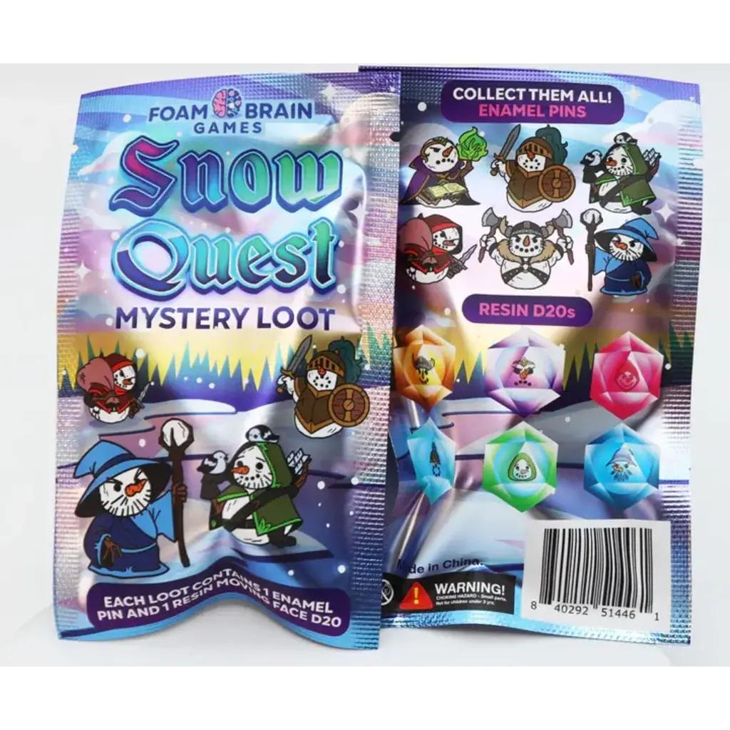 FOAM BRAIN WHOLESALE MYSTERY LOOT: SNOW QUEST*