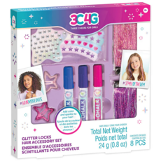 MAKE IT REAL GLITTER LOCKS HAIR ACCESSORY SET