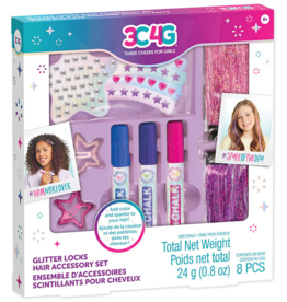 MAKE IT REAL GLITTER LOCKS HAIR ACCESSORY SET