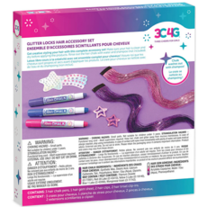 MAKE IT REAL GLITTER LOCKS HAIR ACCESSORY SET
