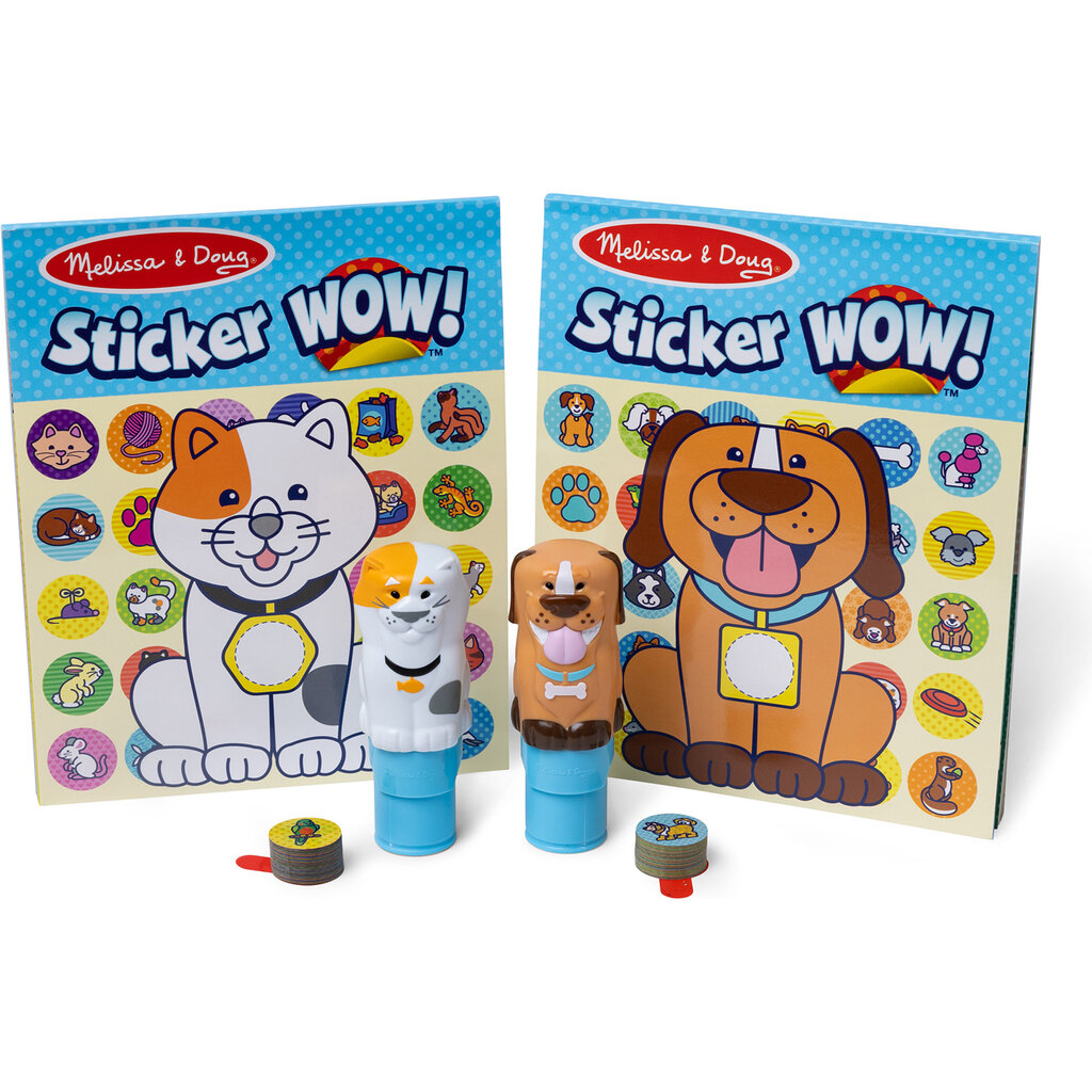 STICKER WOW! STICKER WOW! ACTIVITY PADS & STICKER STAMPERS PETS**