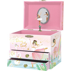 GIGGLE AND HONEY BALLERINA MUSICAL JEWELRY BOX