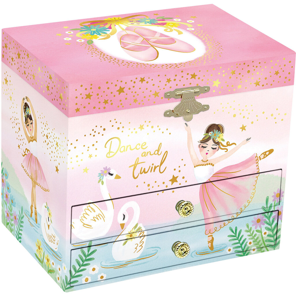 GIGGLE AND HONEY BALLERINA MUSICAL JEWELRY BOX