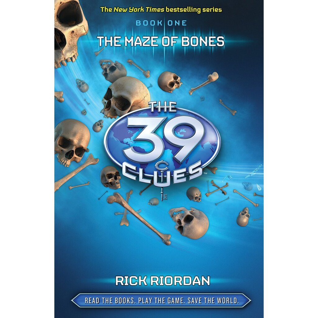 SCHOLASTIC 39 CLUES 1 MAZE OF BONES HB RIORDAN*
